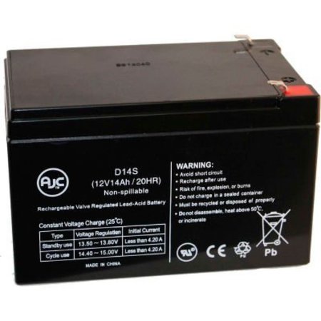 BATTERY CLERK UPS Battery, Compatible with APC Back-UPS Back-UPS BK650 UPS Battery, 12V DC, 14 Ah APC-BACK-UPS BK650